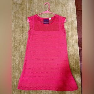 Pink Sleeveless Knit Top